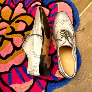 Cole Haan Silver Wingtip Oxfords (reflective with light!)